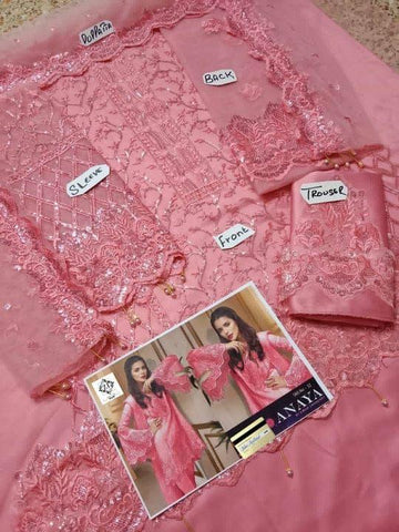 Anaya Organza Suit - Yumnaz