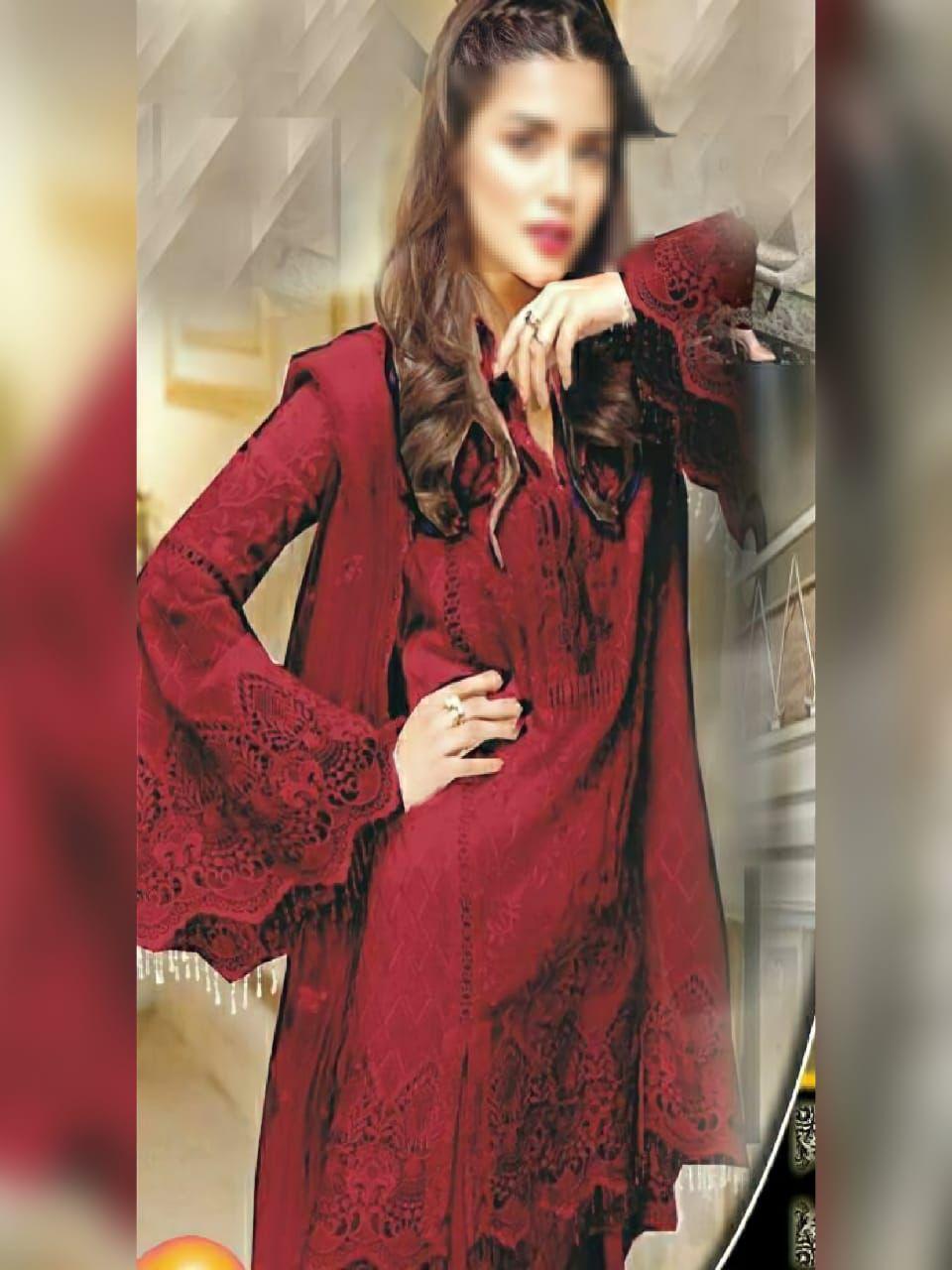Anaya Organza Suit - Yumnaz