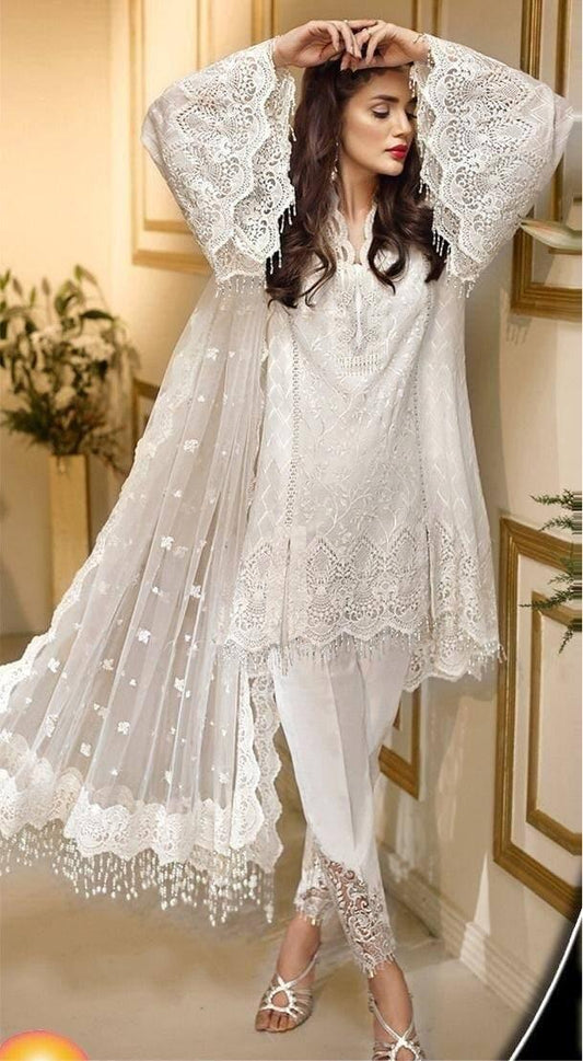 Anaya Organza Suit - Yumnaz