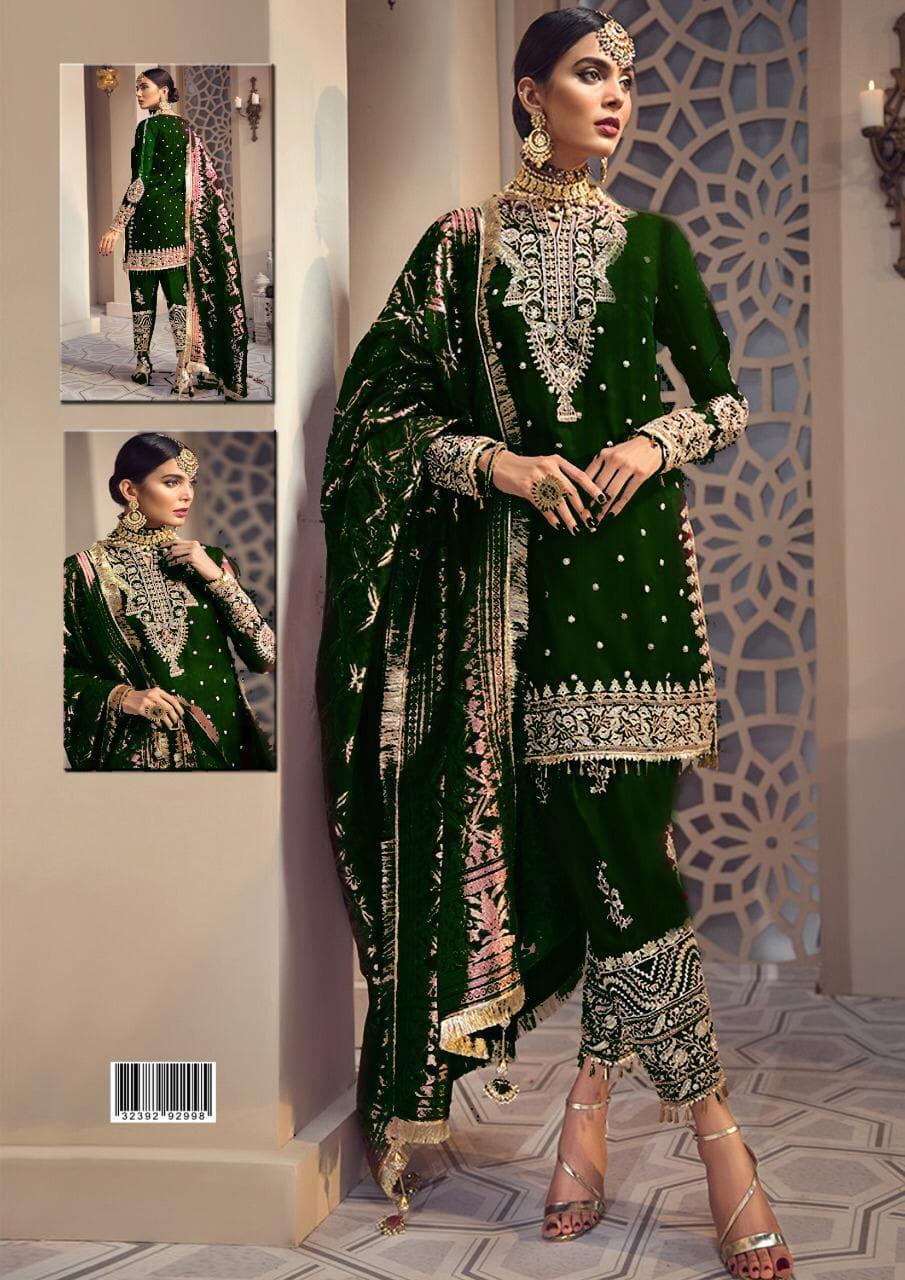 Anaya Organza Suit - Yumnaz