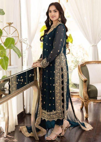 Asim Jofa Chiffon Suit - Yumnaz