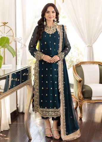 Asim Jofa Chiffon Suit - Yumnaz