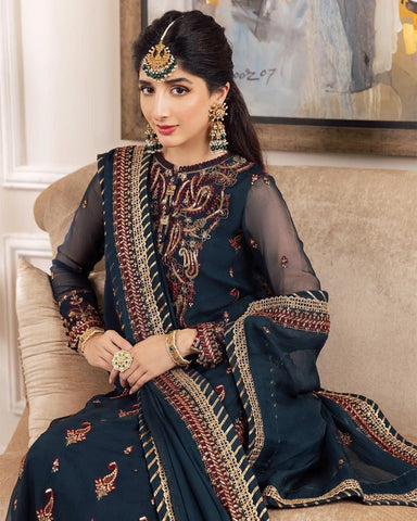 Asim Jofa Organza Suit - Yumnaz