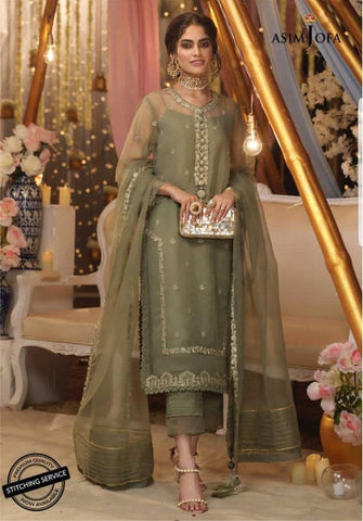 Asim Jofa Organza Suit - Yumnaz