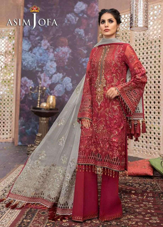 Asim Jofa Organza Suit - Yumnaz