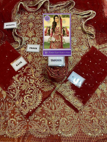 Atif Riaz Net Bridal Suit