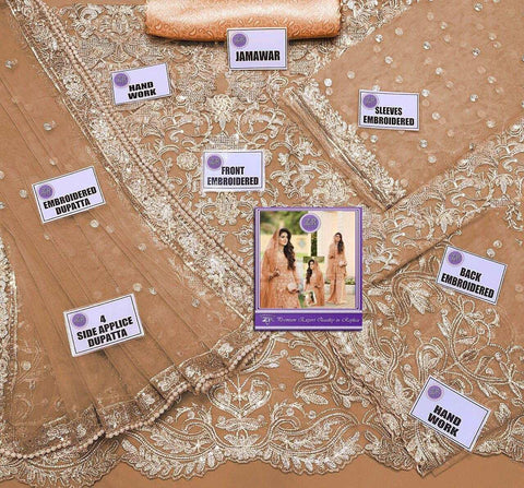Atif Riaz Net Bridal Suit