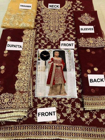 Ayesha Imran Net Bridal Suit