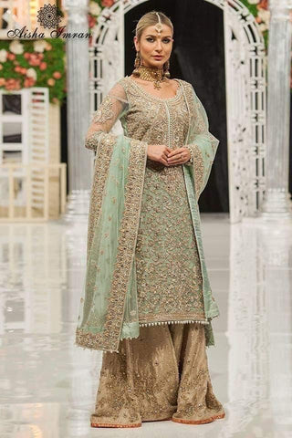 Ayesha Imran Net Bridal Suit - Yumnaz