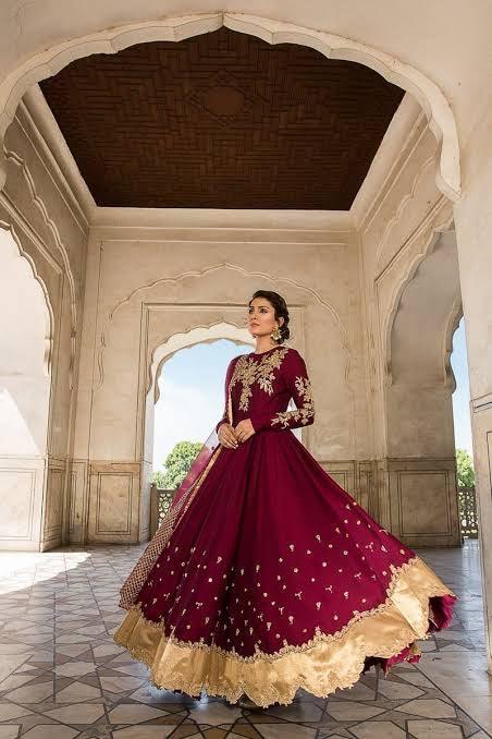 Ayeza Khan Chiffon Maxi