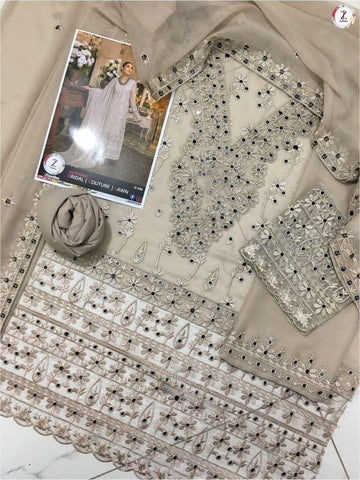 Ayeza Khan Chiffon Suit - Yumnaz