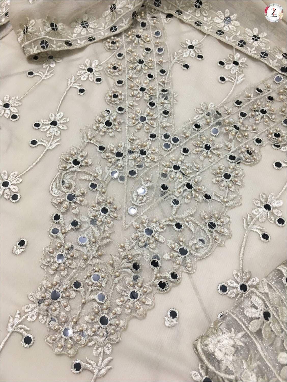 Ayeza Khan Chiffon Suit - Yumnaz