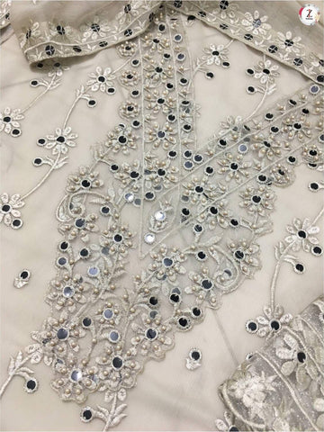 Ayeza Khan Chiffon Suit - Yumnaz