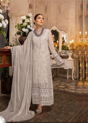 Ayeza Khan Chiffon Suit - Yumnaz
