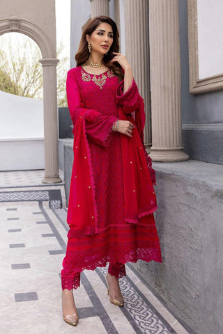 Azure Chiffon Suit-Replica Suits-Replica Zone