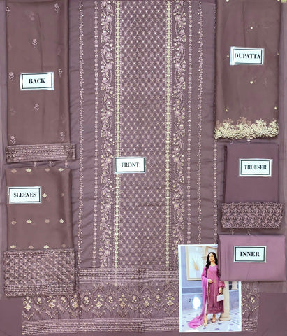 Azure Chiffon Suit - Yumnaz