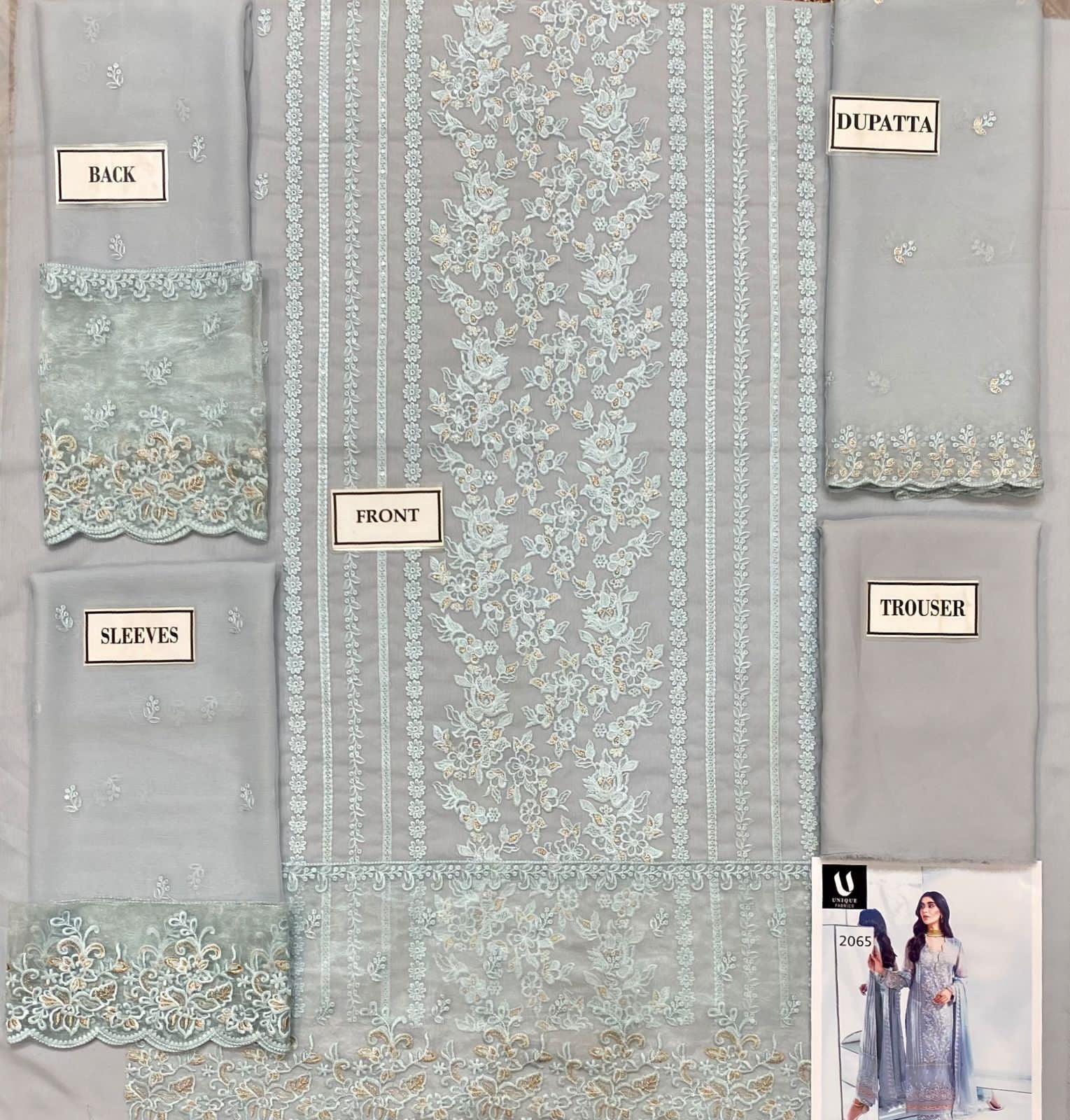 Azure Chiffon Suit - Yumnaz