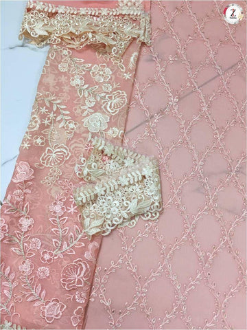 Azure Chiffon Suit - Yumnaz