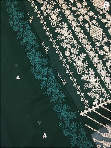 Azure Chiffon Suit - Yumnaz