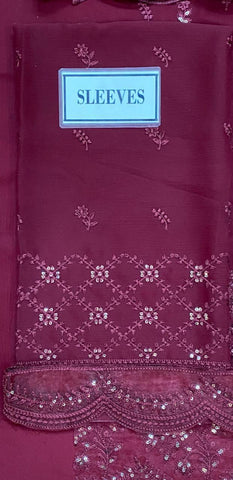 Azure Chiffon Suit - Yumnaz