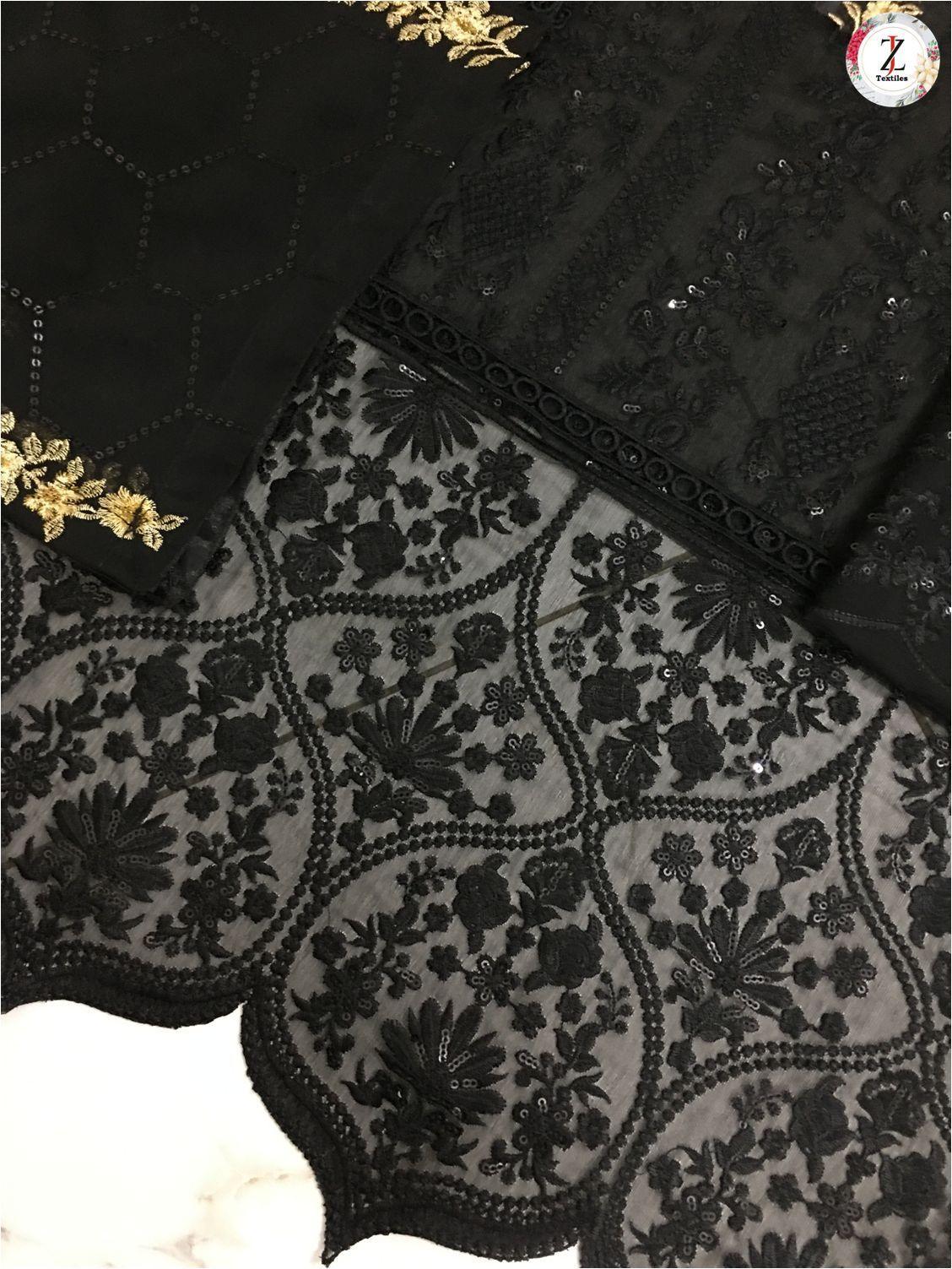 Azure Chiffon Suit - Yumnaz