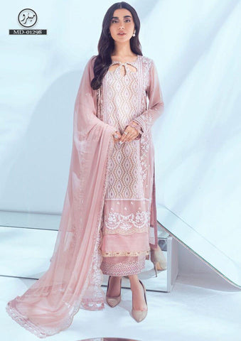Azure Chiffon Suit - Yumnaz