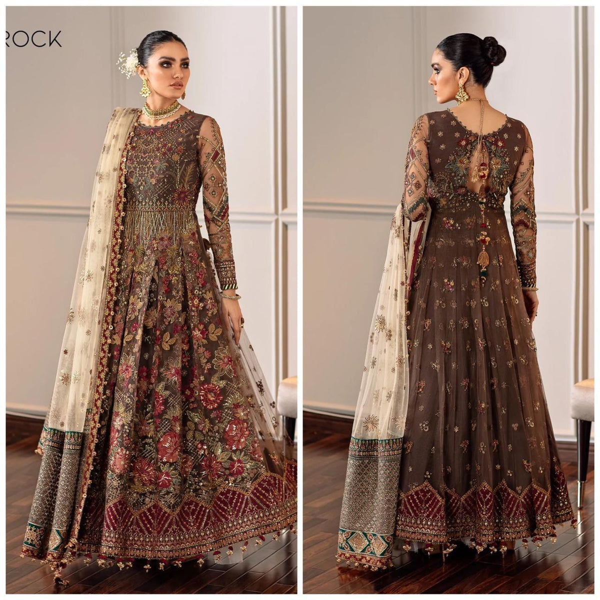Baroque Net Maxi - Yumnaz
