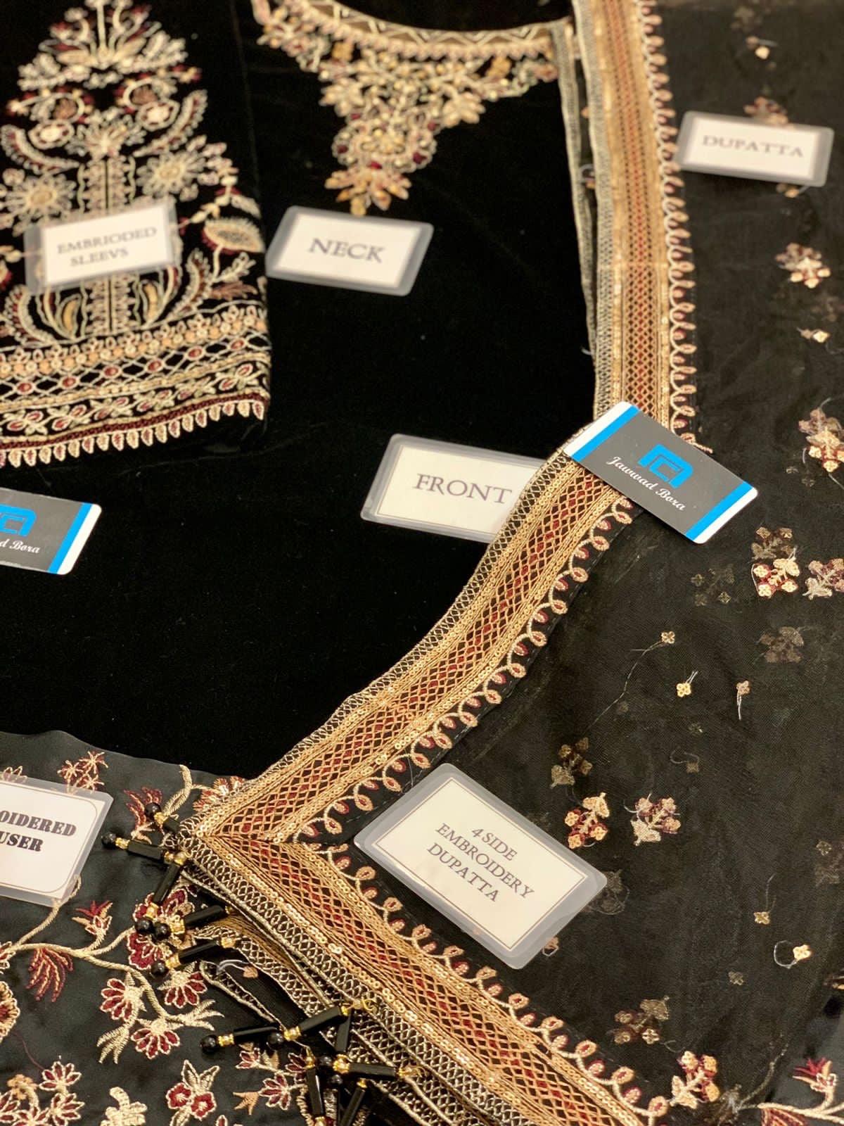 Baroque Velvet Suit - Yumnaz