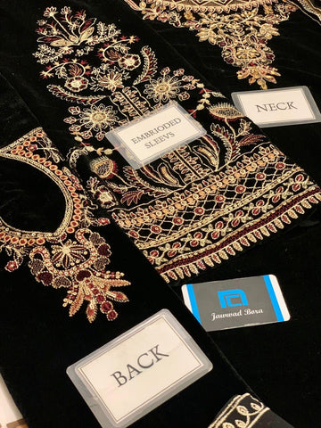 Baroque Velvet Suit - Yumnaz