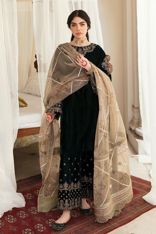 Baroque Velvet Suit - Yumnaz