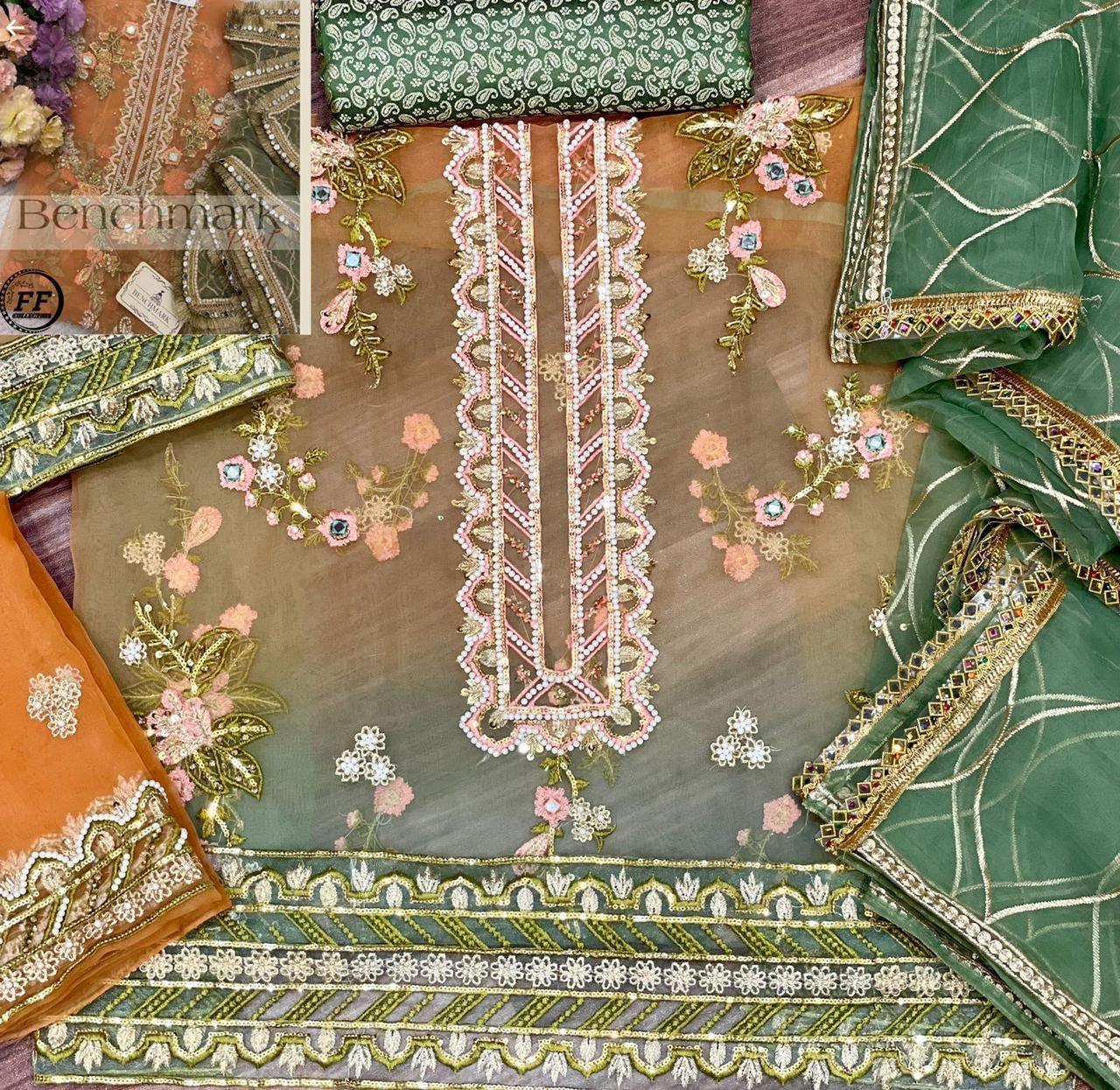 Benchmark Organza Suit - Yumnaz
