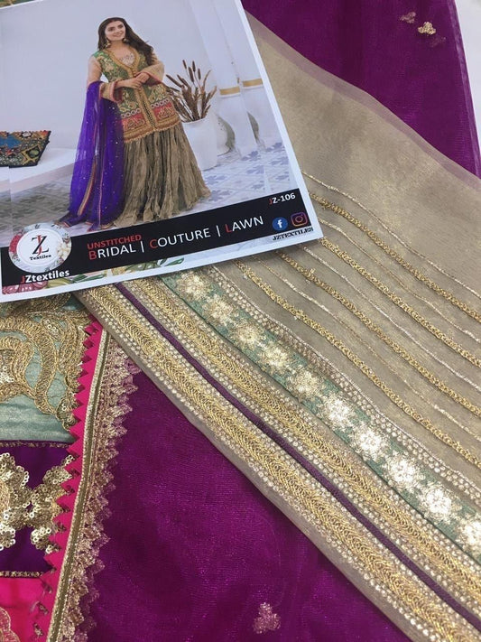 Bridal Masuri Lehenga - Yumnaz