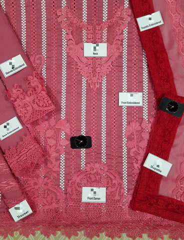 Crimson Cotton Suit - Yumnaz