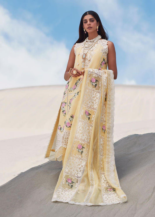 Crimson Lawn Suit - Yumnaz