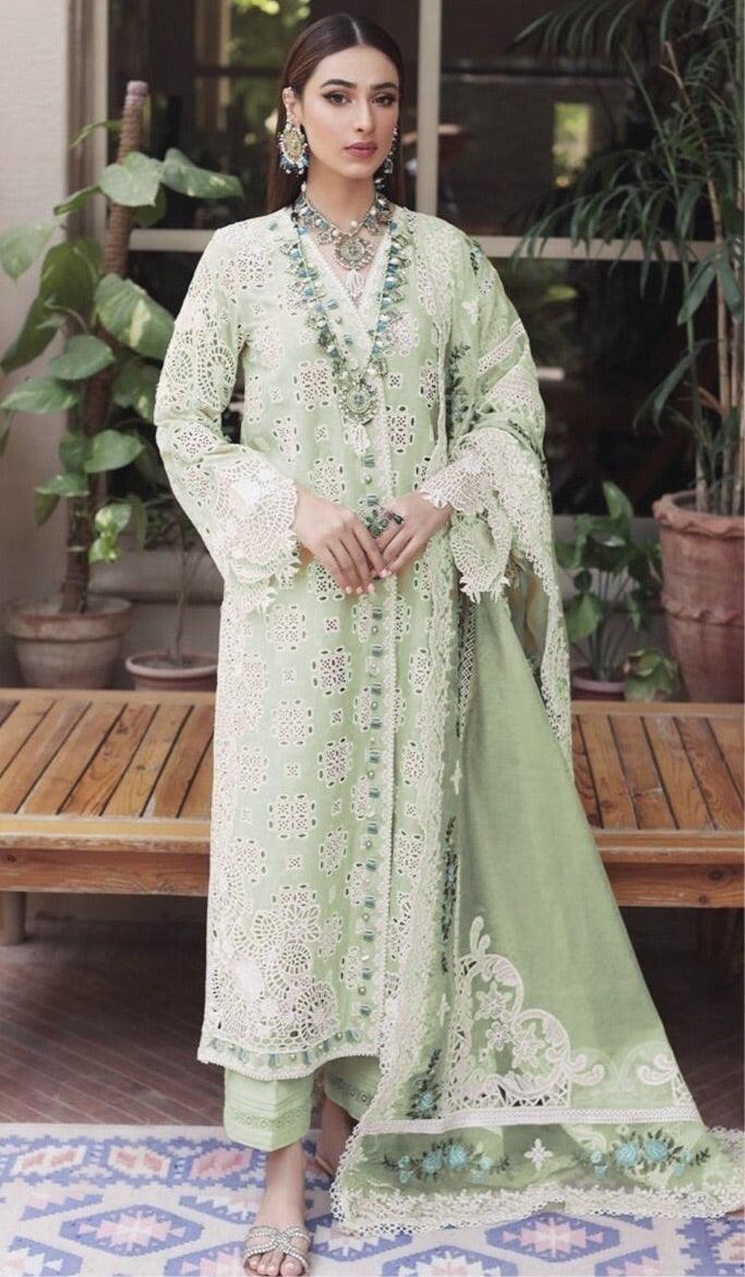 Crimson Lawn Suit - Yumnaz