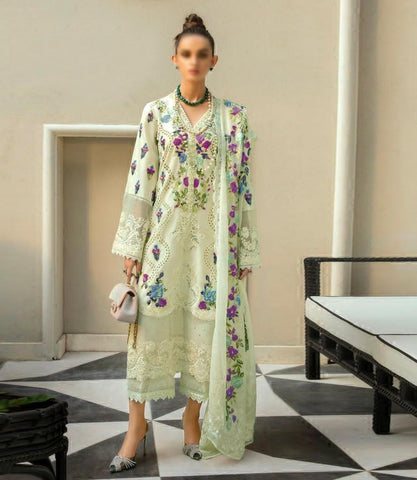 Crimson Lawn Suit - Yumnaz