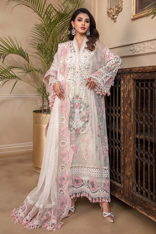 Maria.B Unstitched Mbroidered Heritage Edition 3 Pieces Unstitched D4