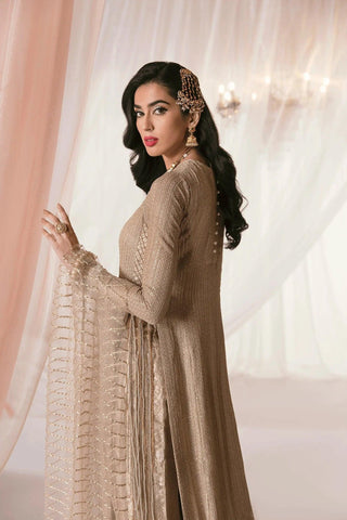 Nilofer Shahid ECSTASY - MEERAS Luxury Pure Chiffon Collection 3 Pieces Unstitched - Yumnaz