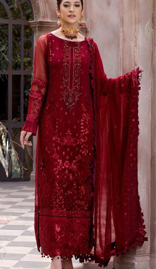 Emaan Adeel Chiffon Suit - Yumnaz