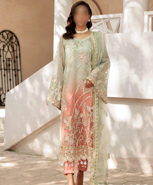 Emaan Adeel Chiffon Suit - Yumnaz