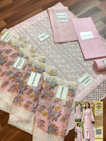 Embroidered Cotton Suit - Yumnaz