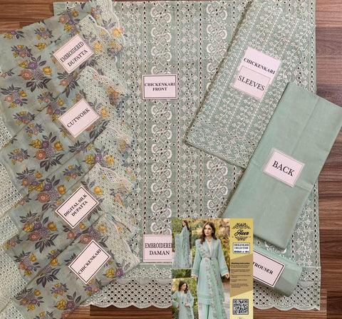 Embroidered Cotton Suit - Yumnaz