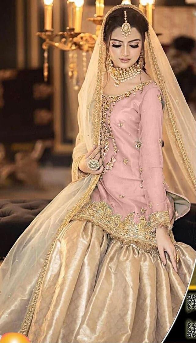 Embroidered Masuri Bridal Suit - Yumnaz