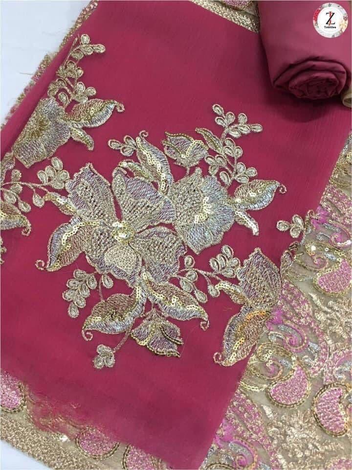 Embroidered Masuri Suit - Yumnaz