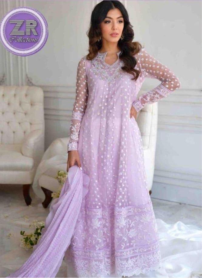 Farah Talib Organza Suit - Yumnaz