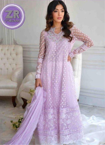 Farah Talib Organza Suit - Yumnaz