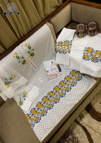 Farida Hassan Cotton Suit - Yumnaz