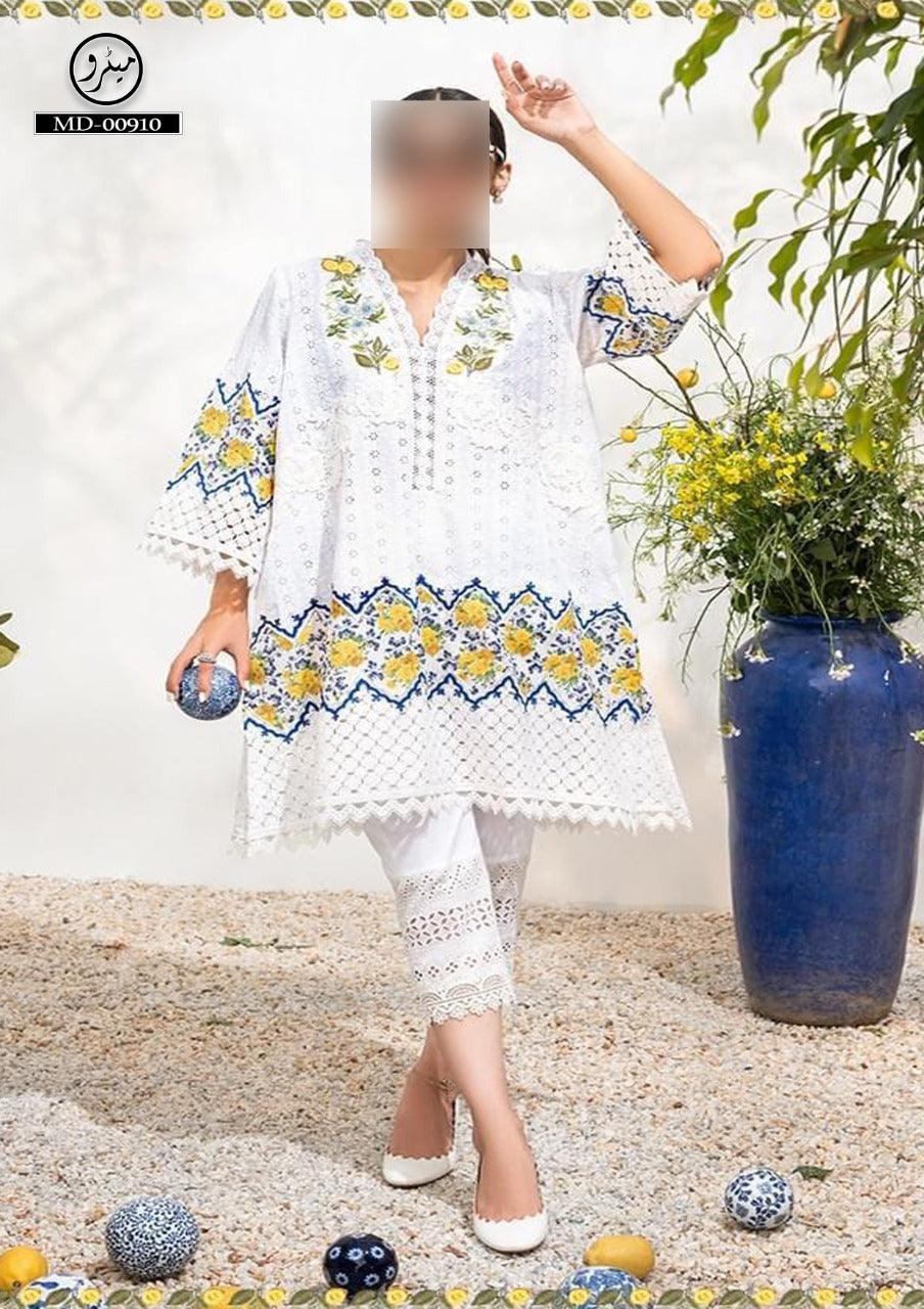 Farida Hassan Cotton Suit - Yumnaz