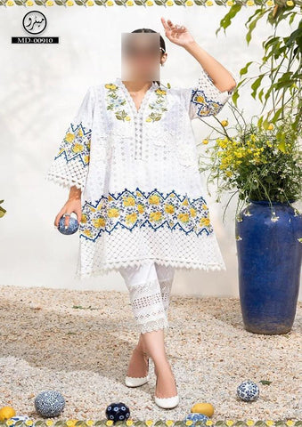 Farida Hassan Cotton Suit - Yumnaz