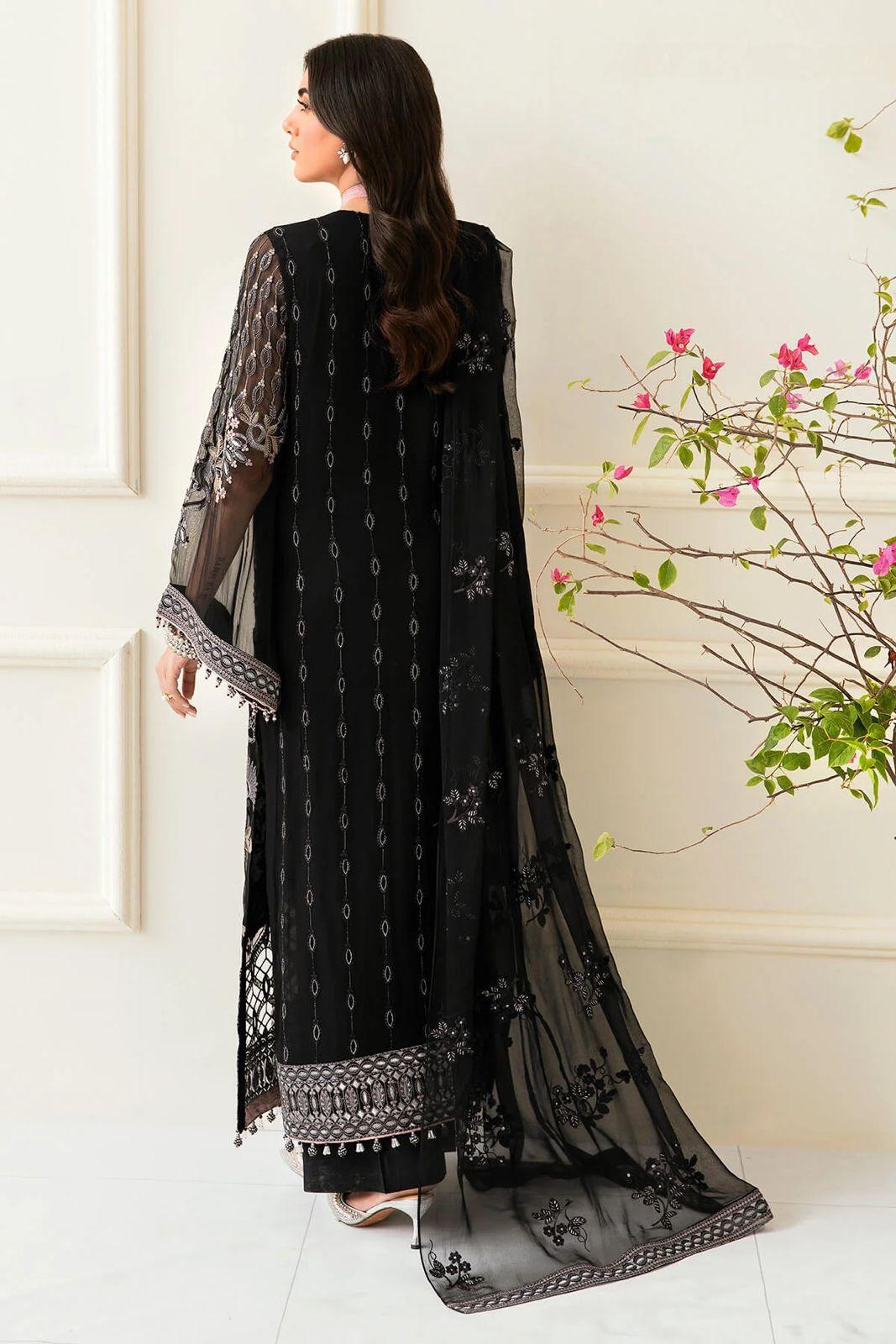 Flossie Chiffon Suit - Yumnaz
